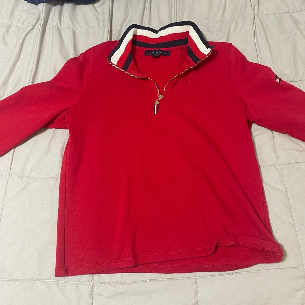 Tommy Hilfiger red zip up